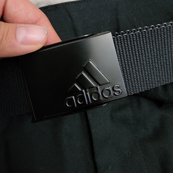 Adidas Rare Black High Waisted Jogger Pants with Matching Adidas Belt - Picture 13 of 17